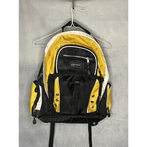 Sport Gear Overland School Backpack Black And Yellow Lightly Used
